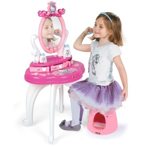 Jucarie Smoby Masuta de machiaj Hello Kitty Hairdresser 2 in 1 - Img 6
