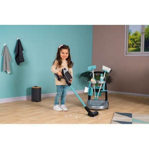Jucarie Smoby Set curatenie cu troller si aspirator electronic Rowenta negru - Img 10