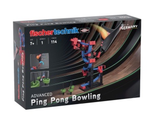 Kit STEM Construieste si joaca Ping pong bowling, Fischertechnik - Img 1
