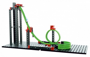 Kit STEM Cursa cu obstacole Dynamic L2, Fischertechnik - Img 3