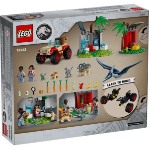LEGO JURASSIC WORLD 76963 CENTRU DE SALVARE PENTRU PUI DE DINOZAUR - Img 2