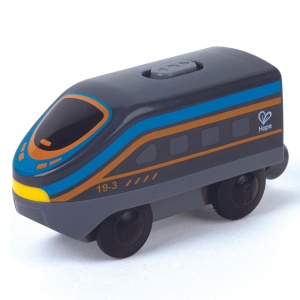 Locomotiva neagra de jucarie cu baterii pentru copii - Img 1