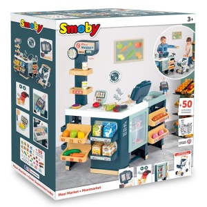 Magazin pentru copii Smoby Maxi Market cu 50 accesorii - Img 7