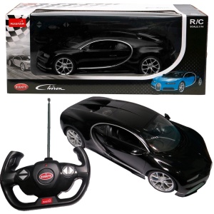 MASINA CU TELECOMANDA BUGATTI CHIRON NEGRU SCARA 1 LA 14 - Img 2