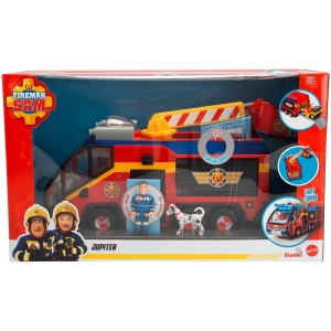 Masina de pompieri Simba Fireman Sam Jupiter cu lumini, sunete si figurine - Img 3