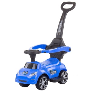 Masinuta de impins Chipolino Turbo blue cu maner - Img 1