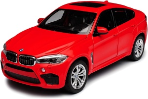 MASINUTA METALICA BMW X6M ROSU SCARA 1 LA 24 - Img 2