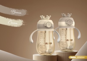 Neno Mio 2 Sticlă pentru copii cu pai - Img 1