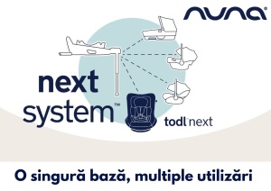 Nuna - Set Scaun auto rotativ i-Size TODL next Thunder, 40-105 cm + Baza isofix BASE next i-Size pentru TODL next - Img 4