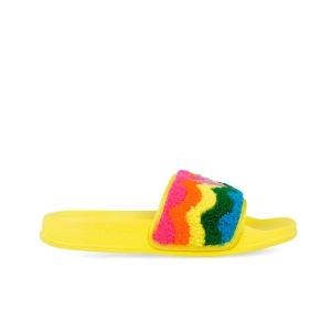Papuci amarillo multicolori pentru copii, Agatha Ruiz de la Prada - Img 2
