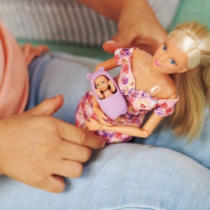 Papusa Simba Steffi Love Hello Baby 29 cm cu accesorii - Img 11