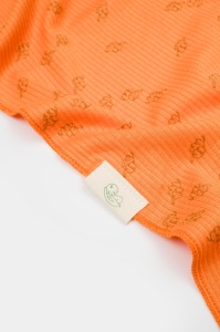 Paturica Printed, BabyCosy, 50% modal+50% bumbac, Apricot, 85X85 cm