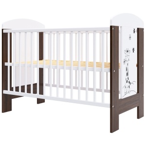 Patut copii din lemn Hubners Calisto Girafa 120x60 cm maro - Img 1