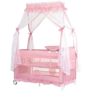 Patut pliabil Chipolino Palace Princess pink - Img 1