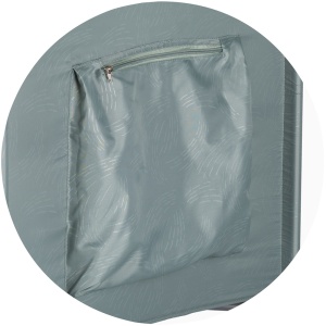 Patut pliabil cu saltea de infasat Chipolino Luna basil - Img 4
