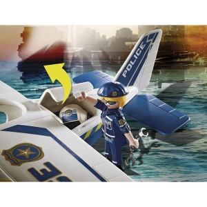 Playmobil - Hidroavionul Politiei Si Hot Cu Barca - Img 4