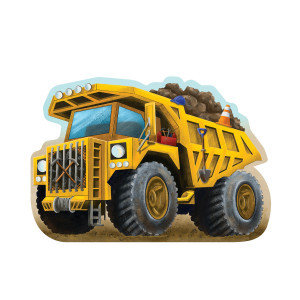 Puzzle de podea in forma de basculanta, Dump Truck Floor Puzzle - Img 4