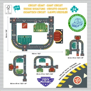 Puzzle gigant Circuit urban, Djeco - Img 3
