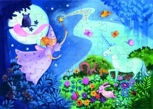 Puzzle Zana si unicornul, Djeco - Img 2