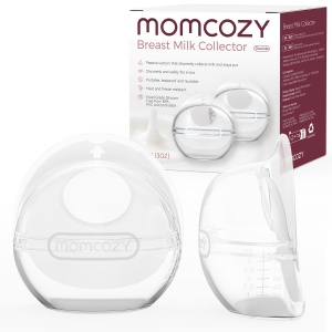 Recipient colector lapte reutilizabil Momcozy 90 ml set 2 buc - Img 3