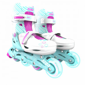 Role Neon Inline Skates marime 34-37 Teal Pink - Img 2