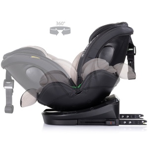 Scaun auto Chipolino Hypnotic I-Size 40-150 cm cu sistem Isofix si sezut rotativ tiramisu - Img 7
