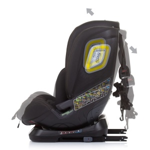Scaun auto Chipolino Next Gen I-Size 40-150 cm ebony cu sistem Isofix - Img 5