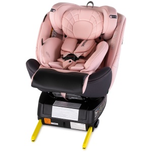 Scaun auto Chipolino Premium I-Size 40-150 cm cu sistem Isofix pink marshmallow - Img 10