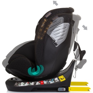 Scaun auto Chipolino Supreme I-Size 40-150 cm cu sistem Isofix obsidian - Img 5
