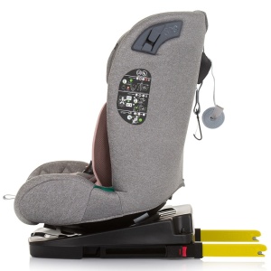 Scaun auto Chipolino X Factor I-Size 40-150 cm flamingo cu sistem Isofix - Img 4