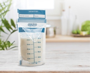 Set 25 pungi pentru stocarea laptelui matern BabyJem