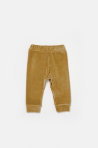 Set bluzita si pantaloni Elefant, 80%bumbac organic si 20% poliester - Mustar, BabyCosy