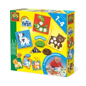Set creativ copii cu animale si forme senzoriale