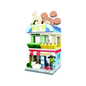 Set de constructie copii - Magazin de animale (222 piese) - Img 2