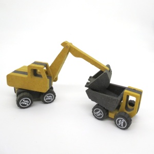 Set de constructie vehicule de santier Marco si Frederic, Croc toys - Img 3