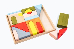 Set Handmade, Constructor din Lemn Mati - Img 2