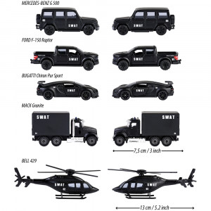 Set Majorette SWAT cu 5 vehicule - Img 2