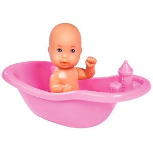 Set Simba Steffi Love New Born Baby Set papusa 29 cm, 1 bebelus si accesorii - Img 4