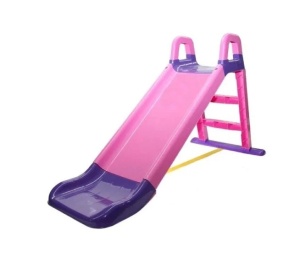 Tobogan pentru copii, 140 cm roz/mov