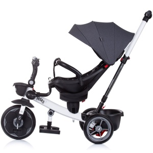 Tricicleta Chipolino Pegas cu sezut reversibil anthracite - Img 5