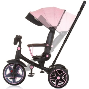 Tricicleta cu copertina si sezut reversibil Chipolino Derby flamingo - Img 4