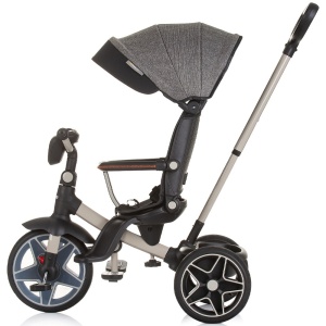 Tricicleta cu copertina si sezut reversibil Chipolino Derby granite - Img 3