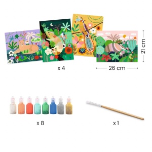 Atelier de pictura Padurea tropicala, Djeco - Img 3