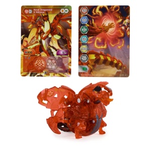 BAKUGAN S5 NOVA DRAGONOID NILLIOUS ROSU - Img 5
