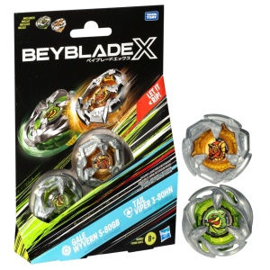 BEYBLADE X PACHET DUO TAIL VIPER 3-80HN SI GALE WYVERN 5-80GB - Img 3