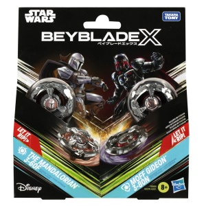BEYBLADE X STAR WARS PACHET DUO THE MANDALORIAN 3-60F SI MOFF GIDEON 3-80N - Img 1