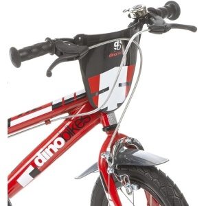 Bicicleta copii Dino Bikes 12" 412 rosu - Img 3