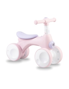 Bicicleta cu lumini, sunet si difuzor de balonase, Momi Tobis - Pink - Img 1