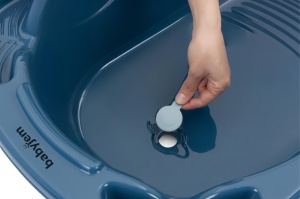 Cada cu dop de scurgere, BabyJem, indigo