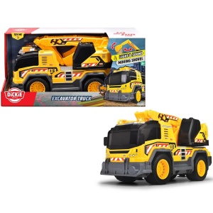 Camion excavator Dickie Toys Excavator Truck 30 cm cu lumini si sunete - Img 8